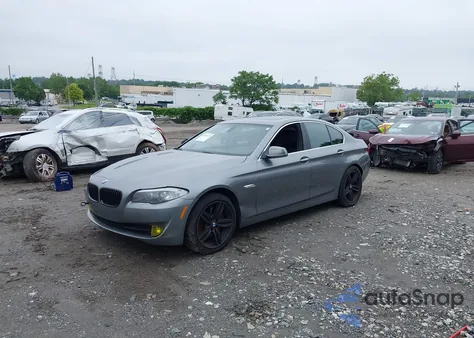 2011 BMW 550I из США, поврежденный, VIN WBAFR9C51BC758665